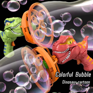 Dino Blast Bubble Gun